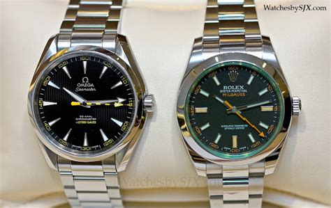 omega seamaster aqua terra 15000 gauss vs rolex milgauss|Rolex Milgauss gauge.